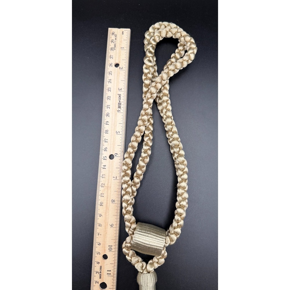 DÉCOPRO Tassel Tieback, Adjustable Cord Length, Set of 4, 16" - Picture 5 of 6
